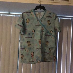 Betty Boop Scrub tops